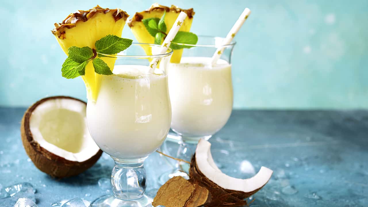 PIÑA COLADA CON ANANAS ALLO SCIROPPO