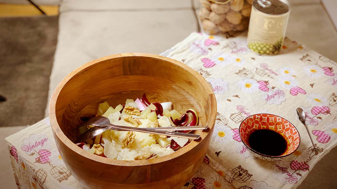 INSALATA DI RADICCHIO E ANANAS