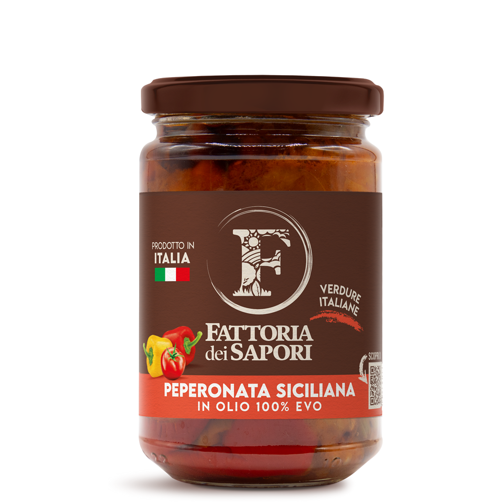 PEPERONATA SICILIANA IN OLIO EVO